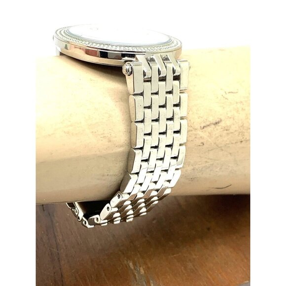 Michael Kors Women's Watch MK3190 Darci Quartz Silver Tone Stainless Steel Glitz - Picture 11 of 13